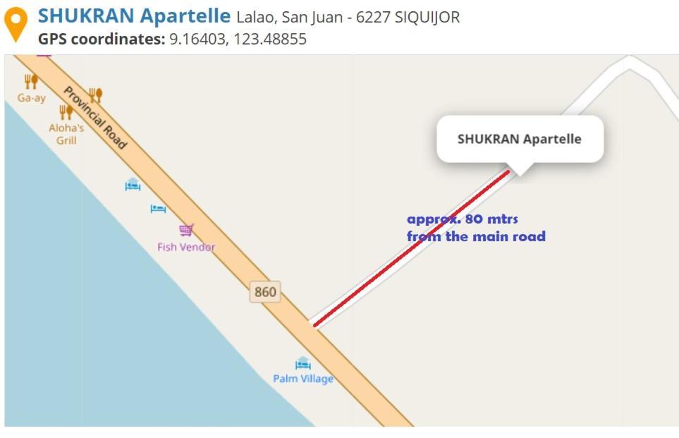 Shukran Apartelle Siquijor Εξωτερικό φωτογραφία